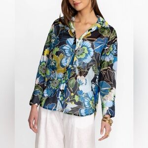 Johnny Was • Jenn Curved Hem Yoke Shirt